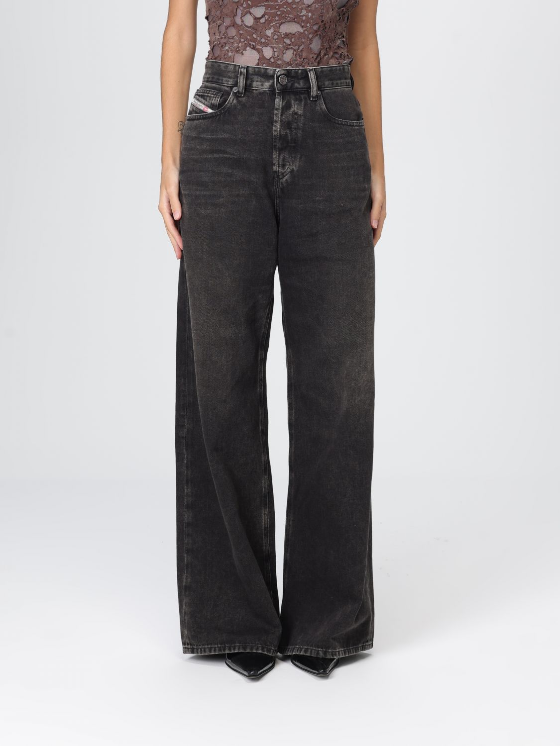 Diesel Gray 1999-s Jeans In Black