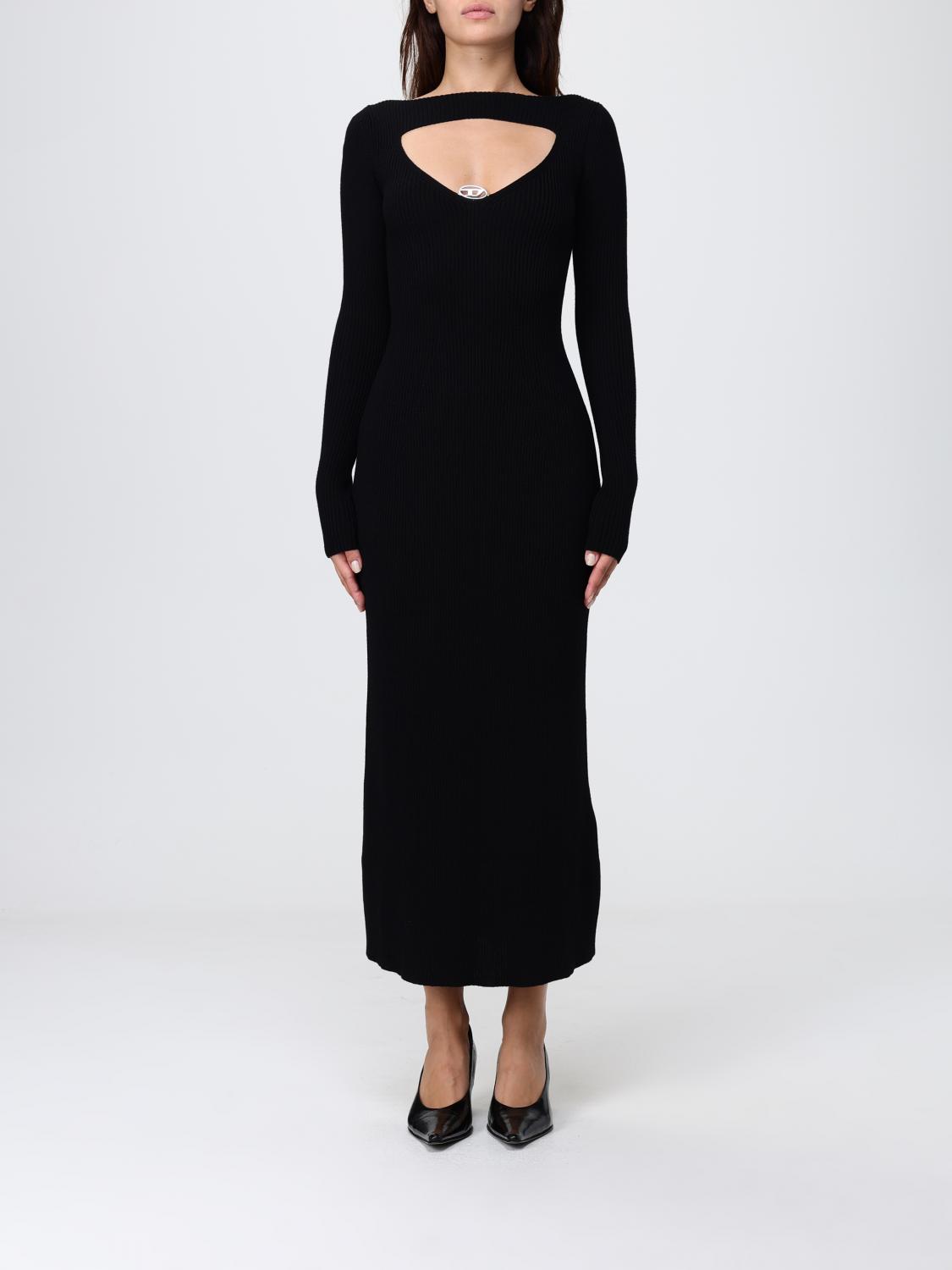 Diesel Black Oloni Dress In Black