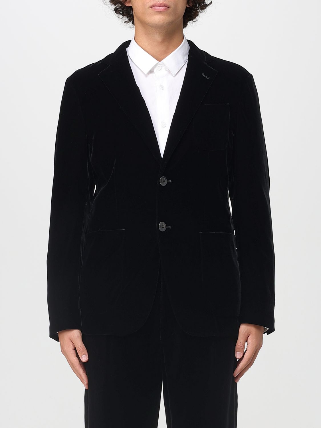 Giorgio Armani Blazer  Men Color Black In Black