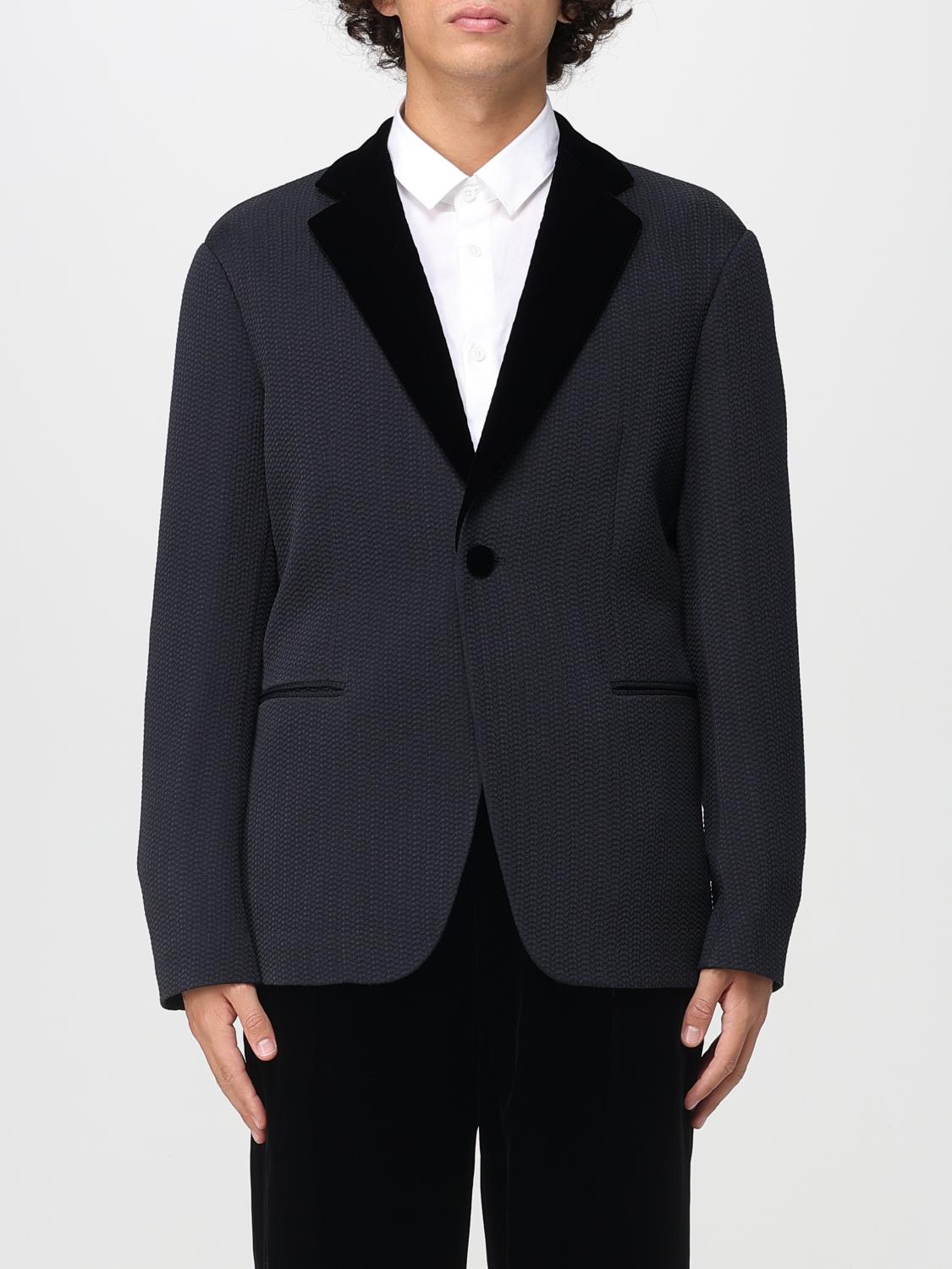 Giorgio Armani Ανδρών Μπλε Jacket Men Color