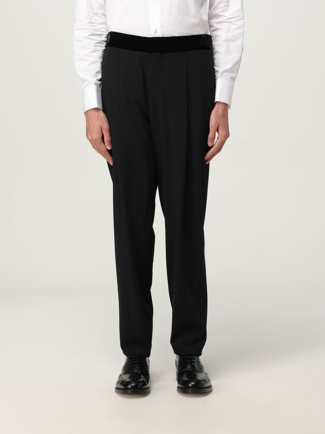 Giorgio Armani Pants  Men Color Black