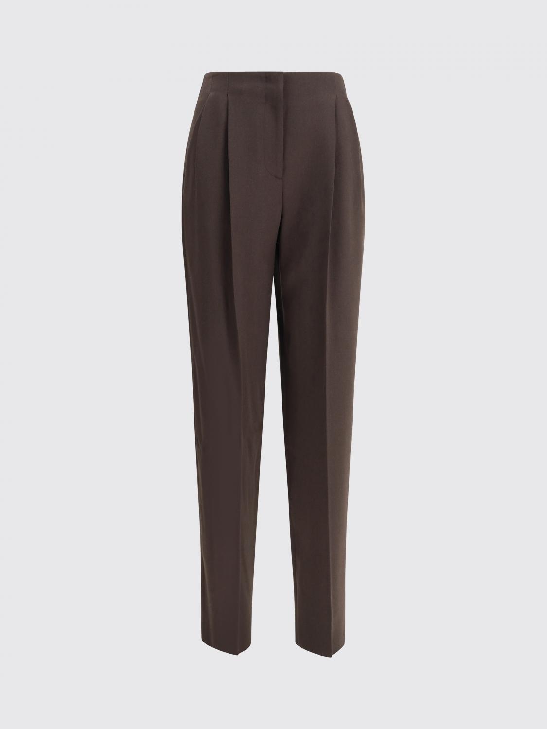 Giorgio Armani One Dart Pants In Gray
