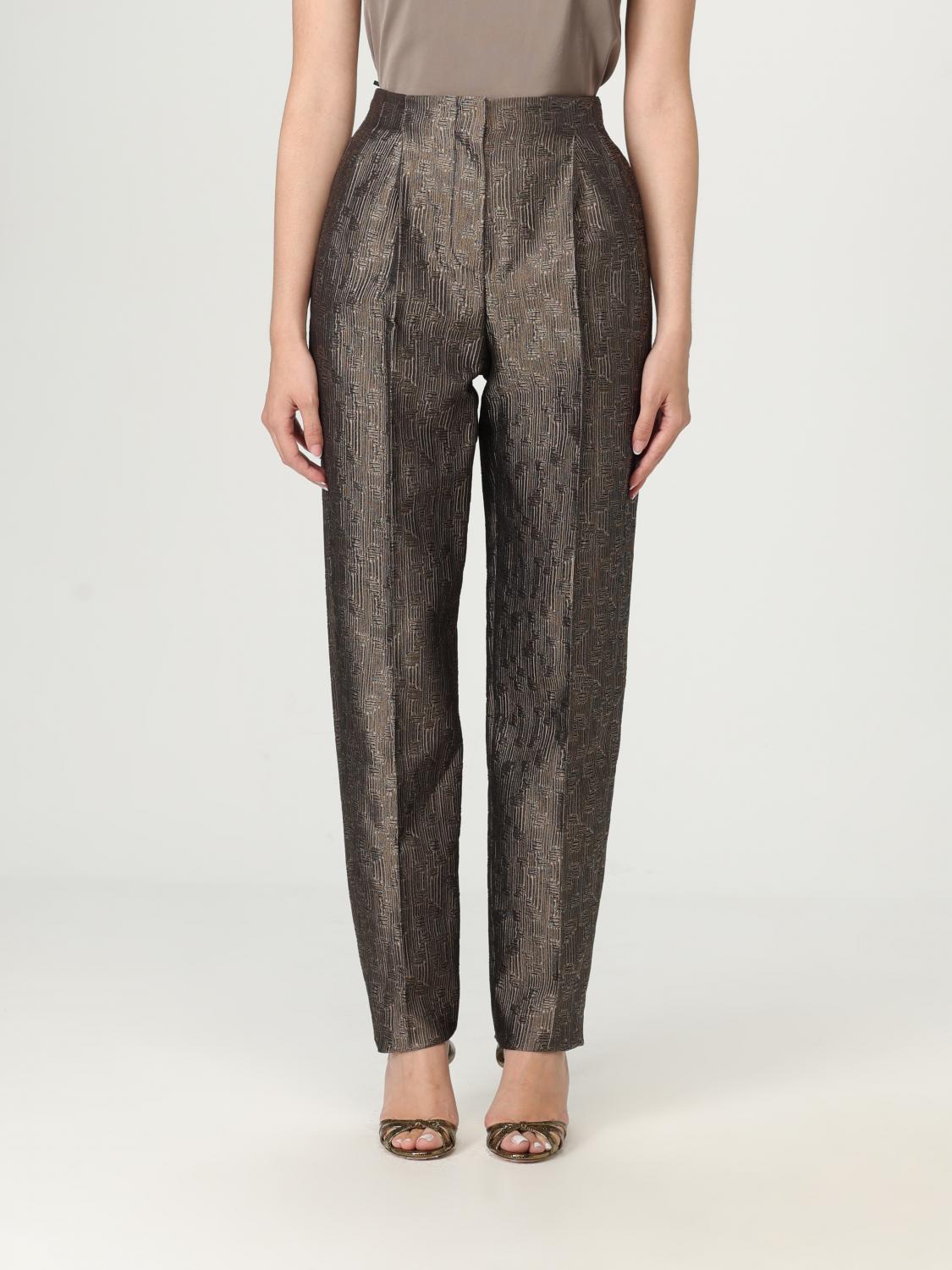 GIORGIO ARMANI Pants Woman color Charcoal