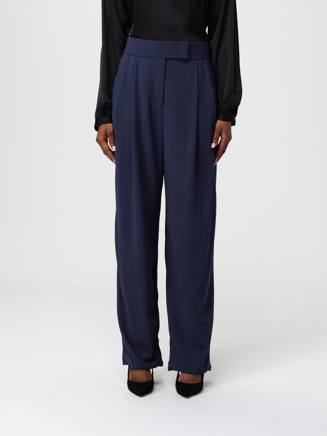 GIORGIO ARMANI Pants Woman color Blue