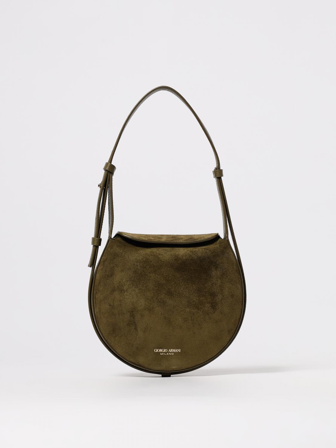 Giorgio Armani Shoulder Bag  Woman Color Kaki In Green