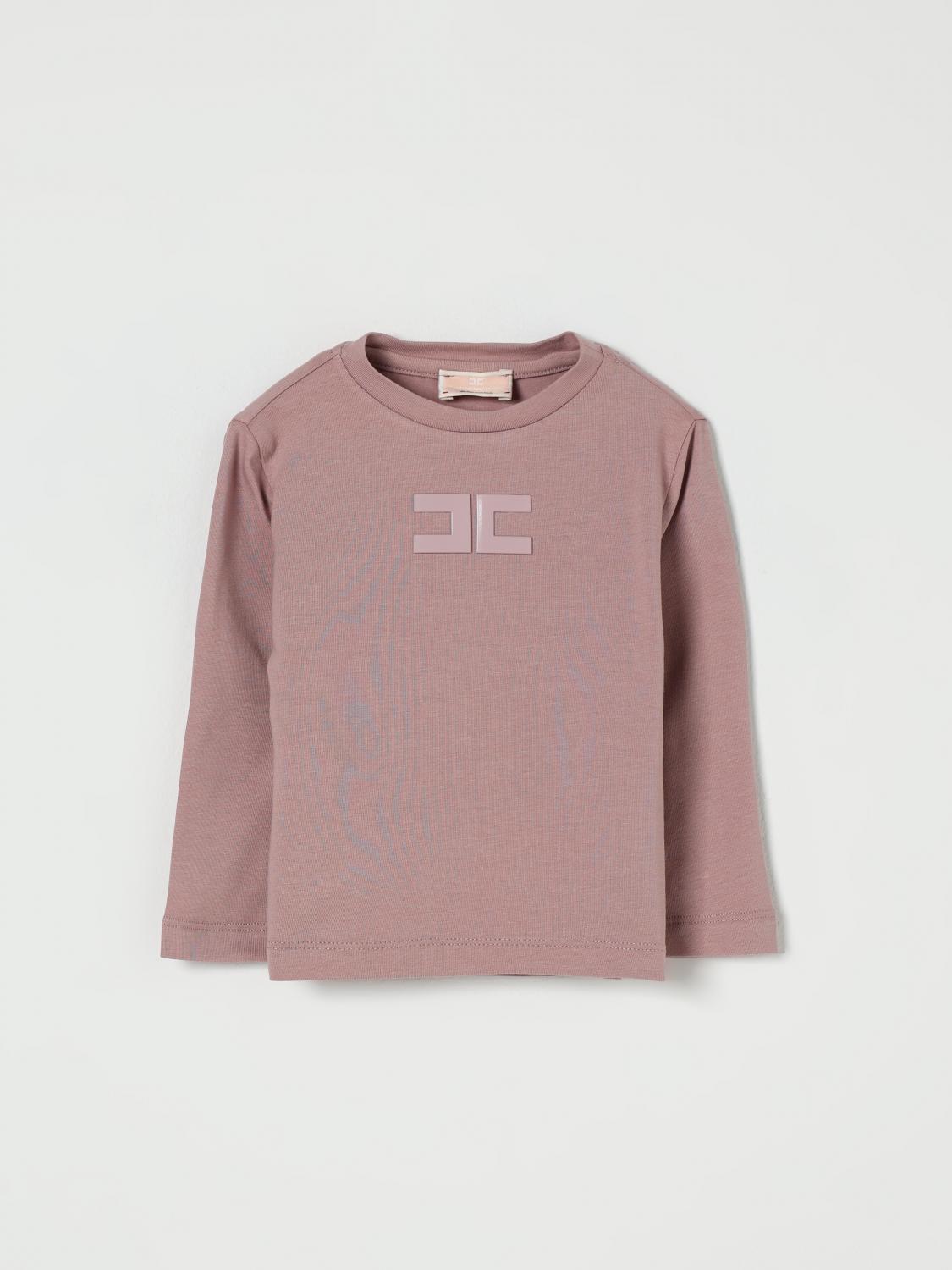 Elisabetta Franchi La Mia Bambina Babies' T-shirt Kids In Pink