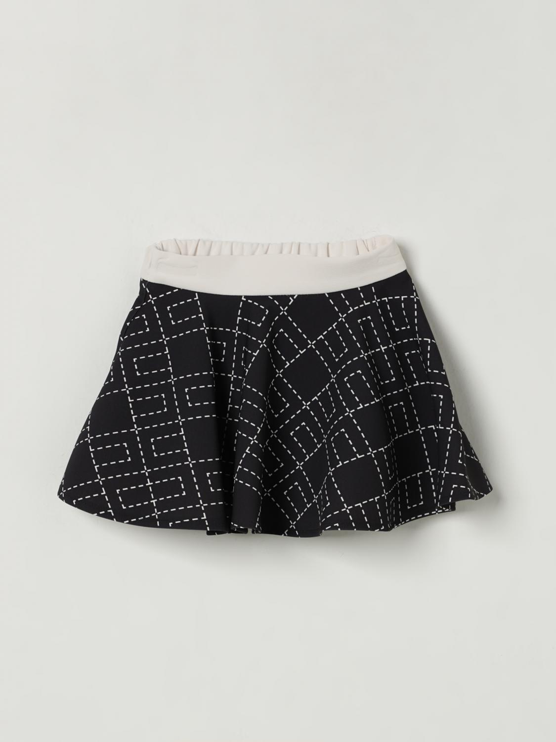 Elisabetta Franchi La Mia Bambina Skirt Kids In Black