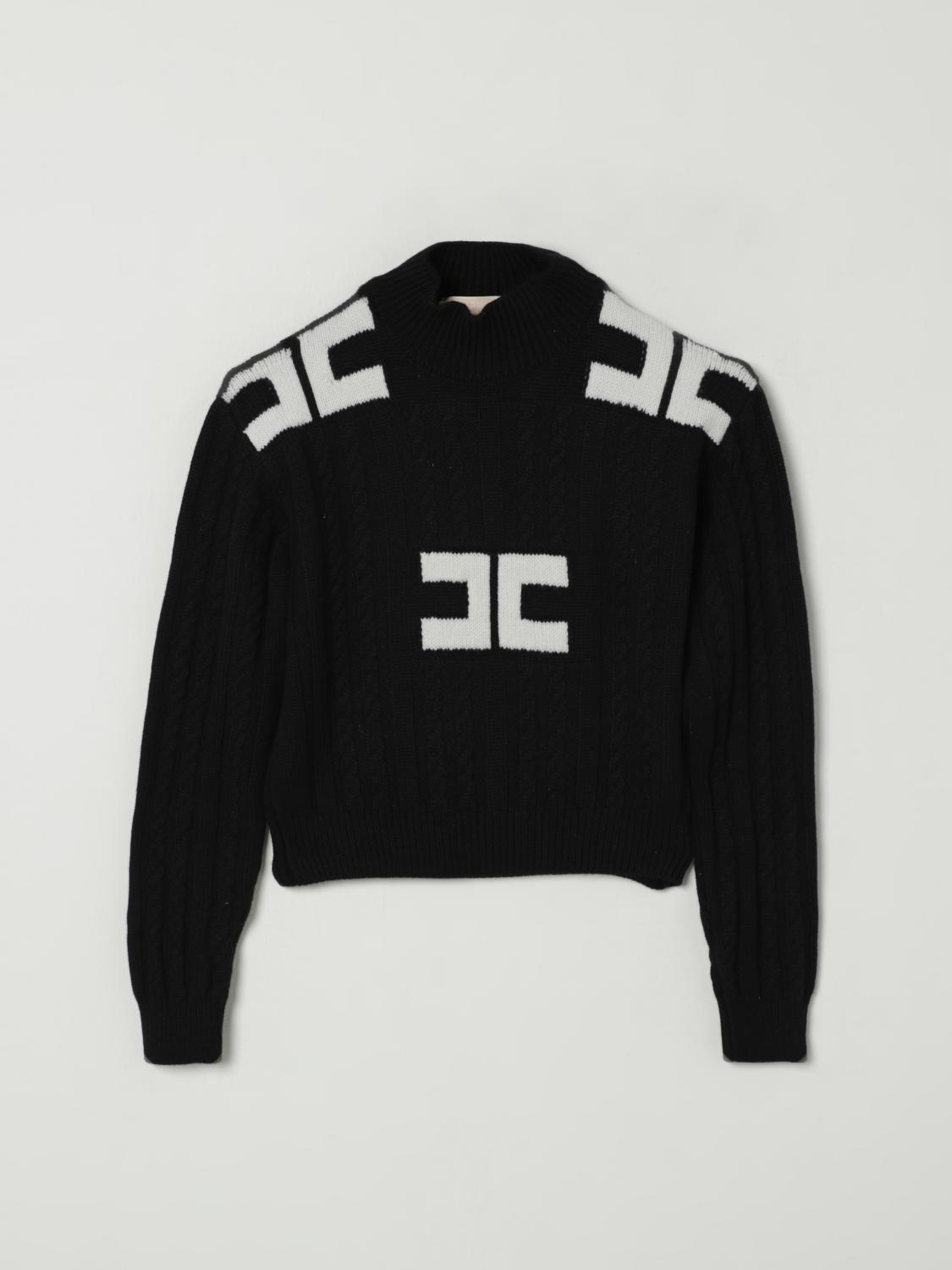 Elisabetta Franchi La Mia Bambina Sweater Kids  In Black