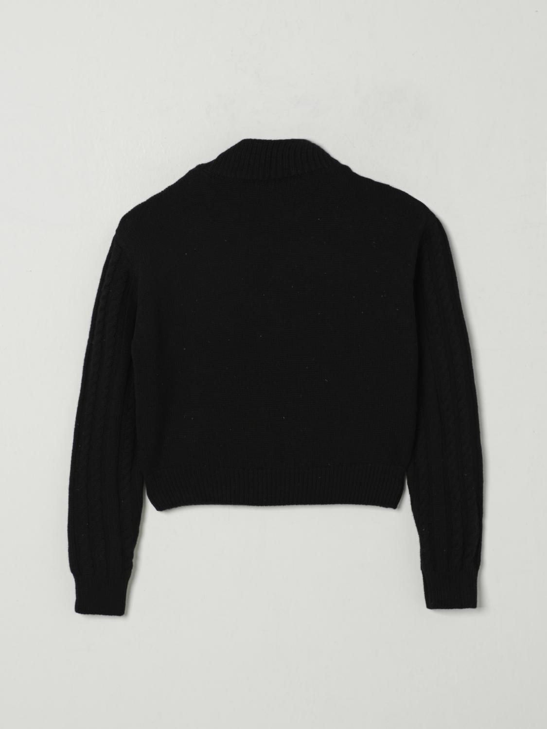 Elisabetta Franchi La Mia Bambina Sweater Kids  In Black