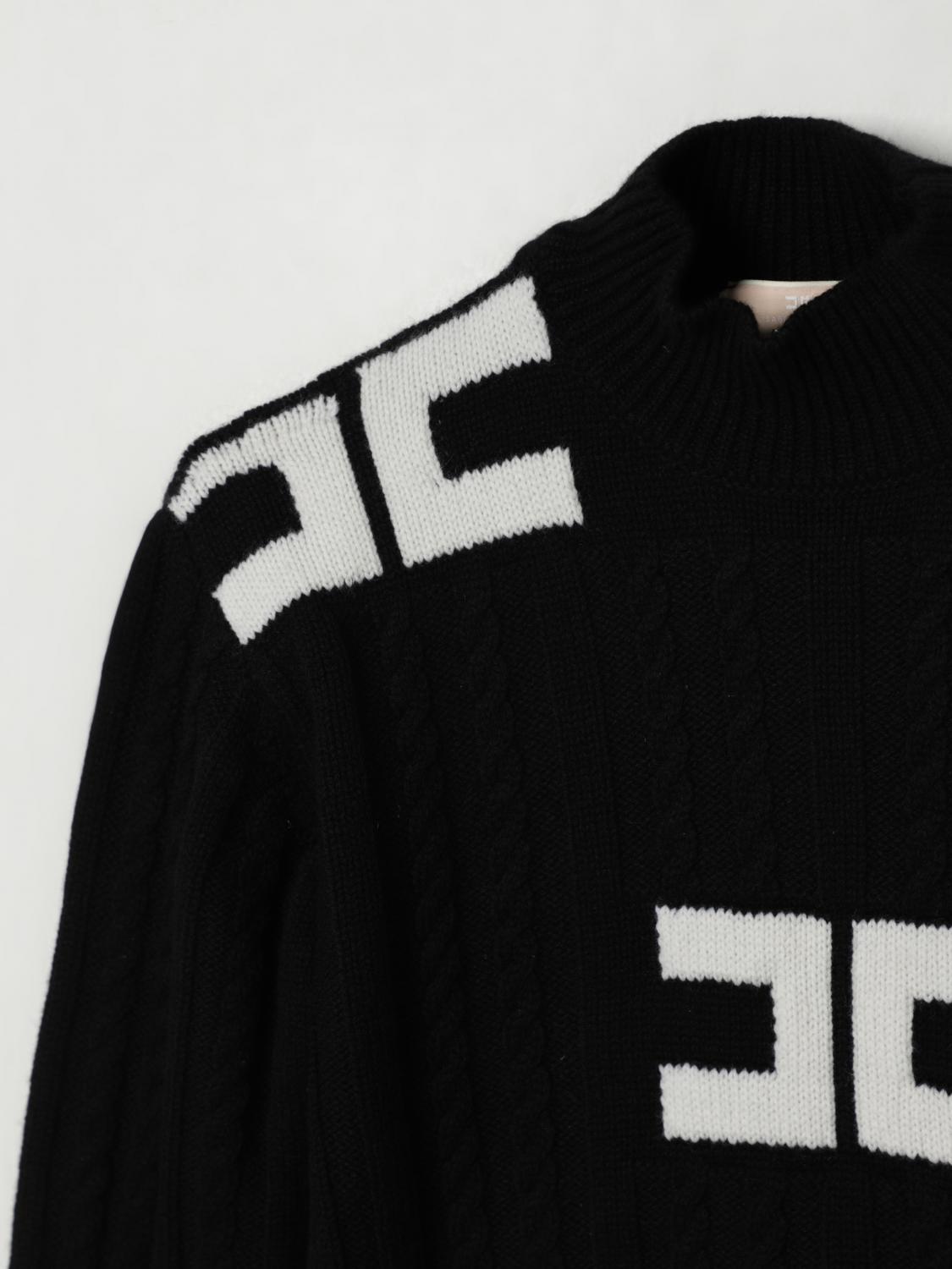 Elisabetta Franchi La Mia Bambina Sweater Kids  In Black