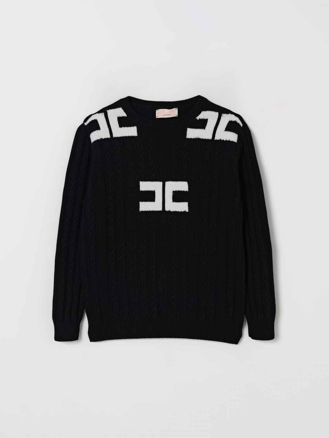 Elisabetta Franchi La Mia Bambina Sweater Kids Color Black In Black