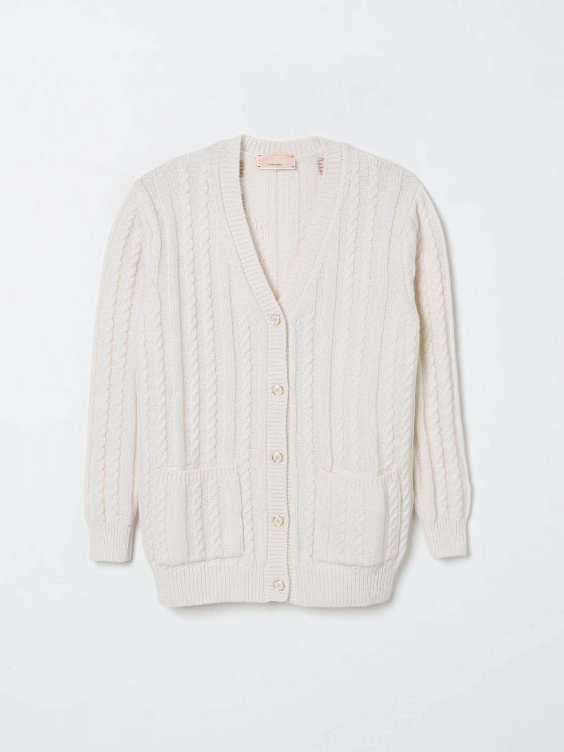 Elisabetta Franchi La Mia Bambina Sweater Kids  In Neutral