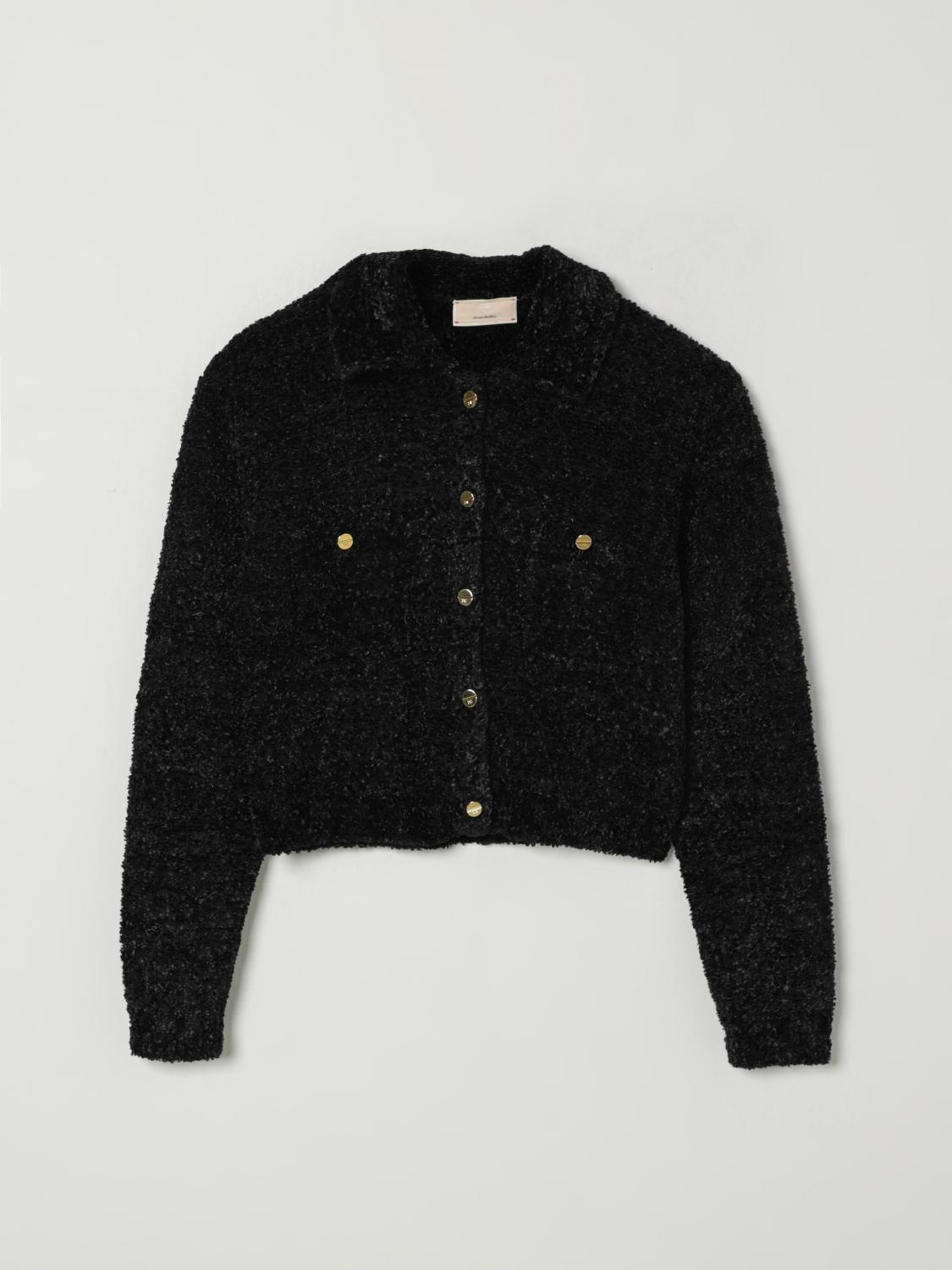 Elisabetta Franchi La Mia Bambina Blazer Kids In Black