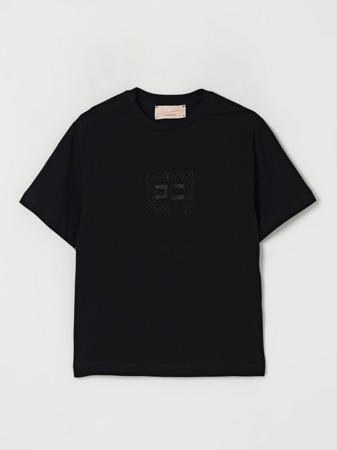 Elisabetta Franchi La Mia Bambina T-shirt Kids Color Black In Black