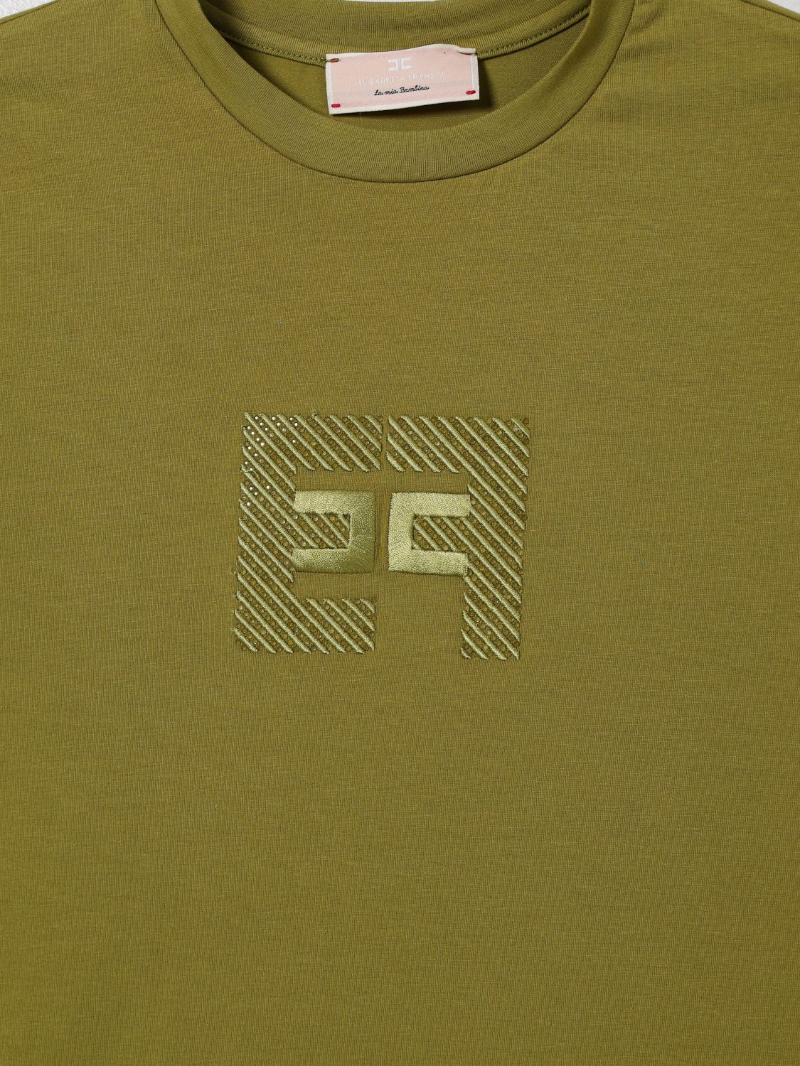 Elisabetta Franchi La Mia Bambina T-shirt Kids In Animal Print