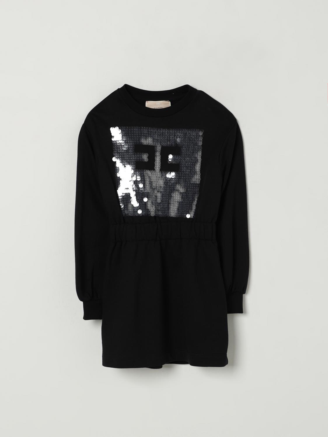 Elisabetta Franchi La Mia Bambina Dress Kids In Black