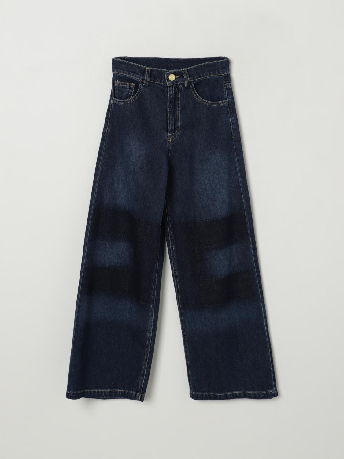 Elisabetta Franchi La Mia Bambina Jeans Kids In Blue