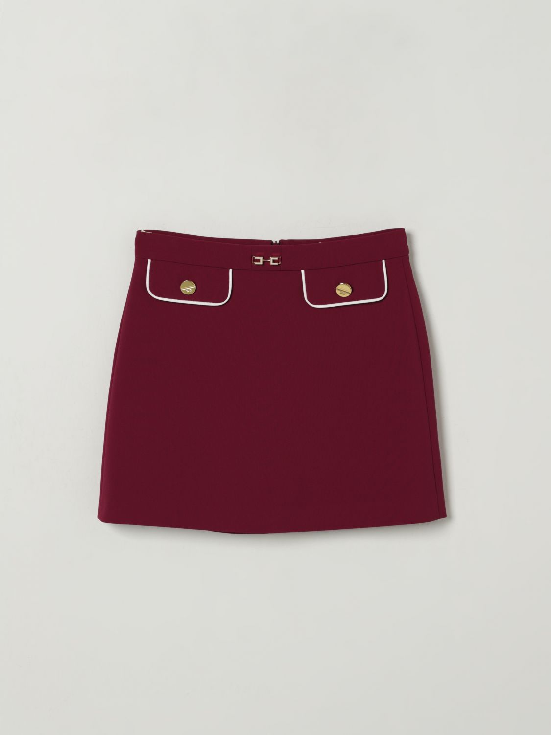 Elisabetta Franchi La Mia Bambina Skirt  Kids Color Burgundy In Burgundy