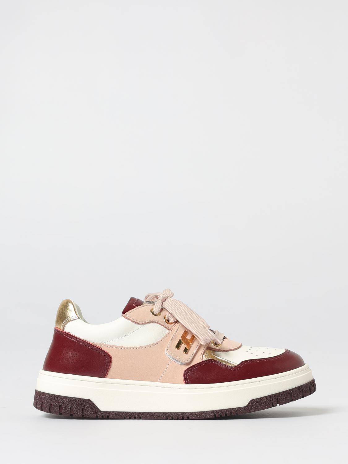 Elisabetta Franchi La Mia Bambina Sneakers Kids Color White In Multi