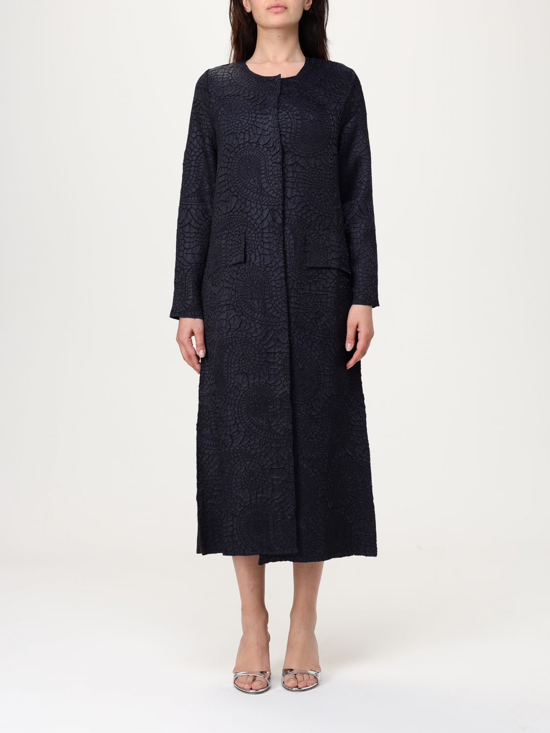 Meimeij Coat  Woman Colour Blue