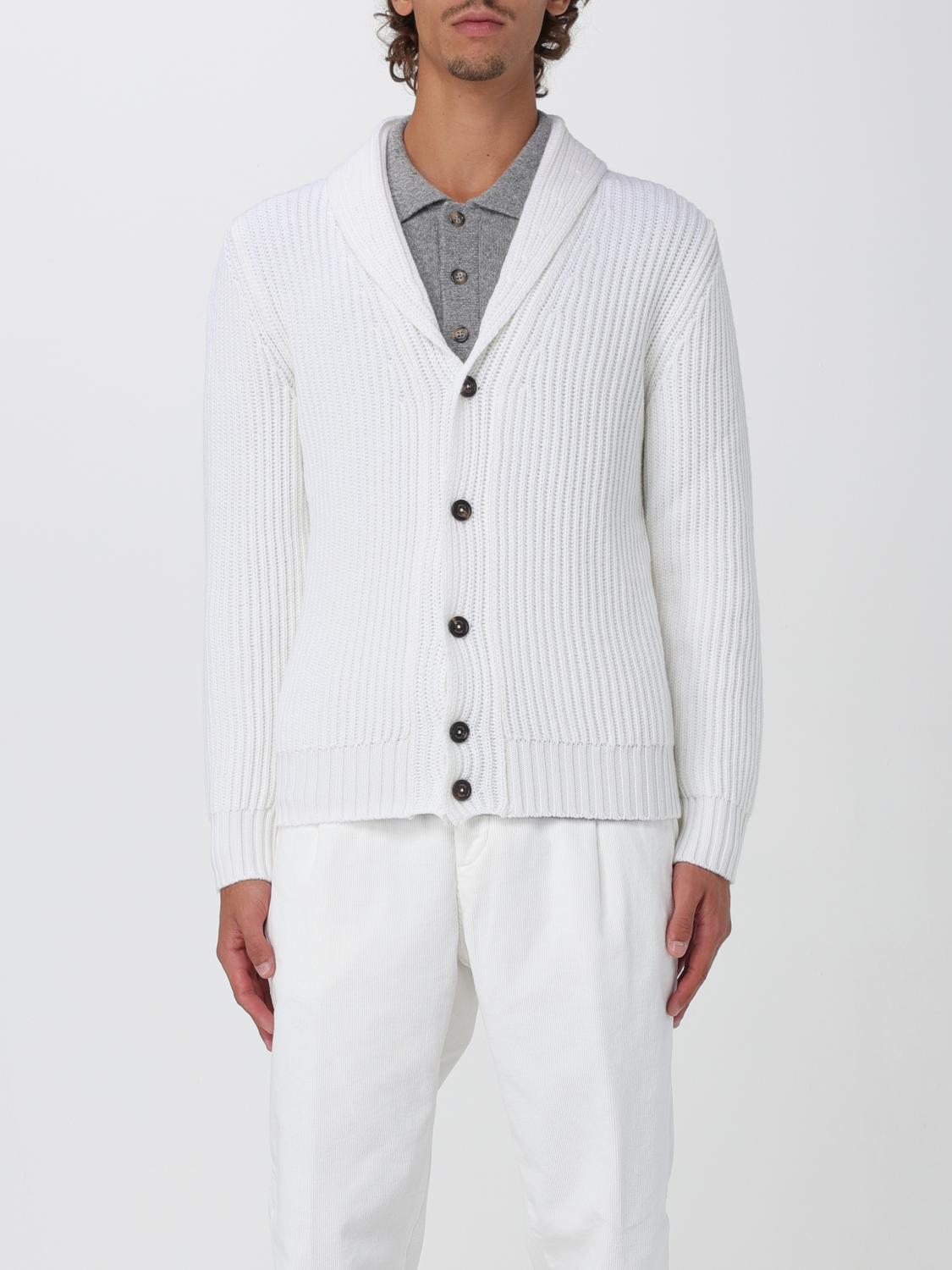 Eleventy Sweater  Men Color Ivory In White