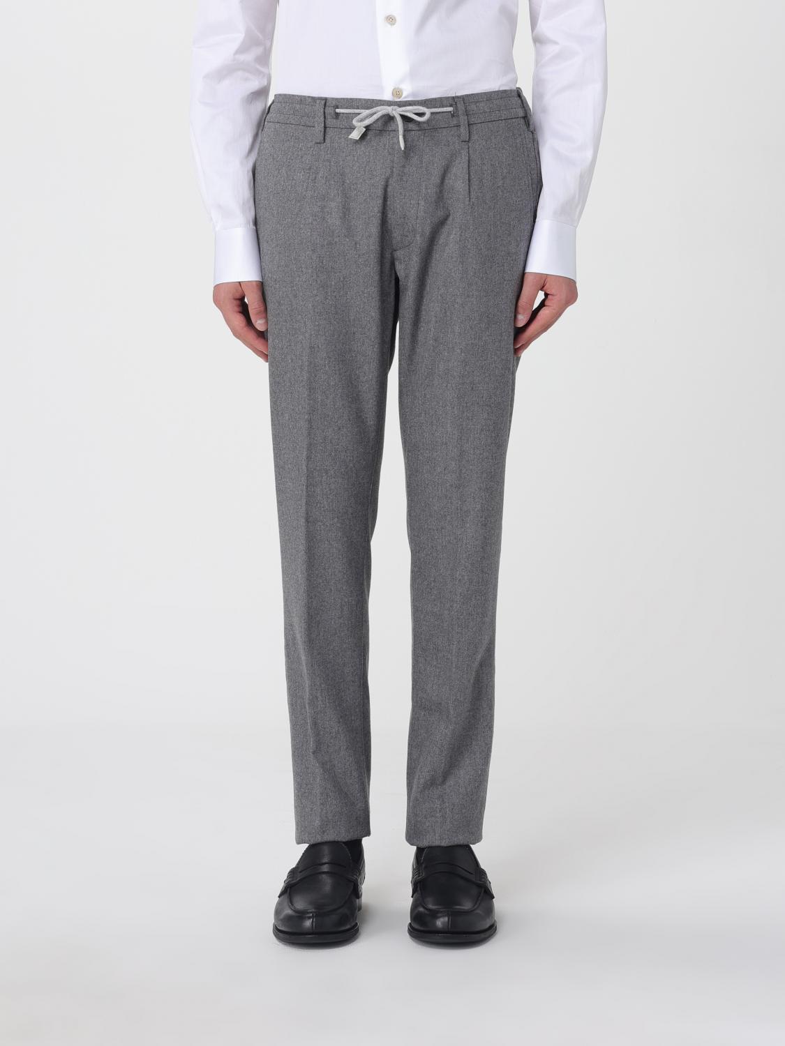 Eleventy Pants  Men Color Grey In Gray