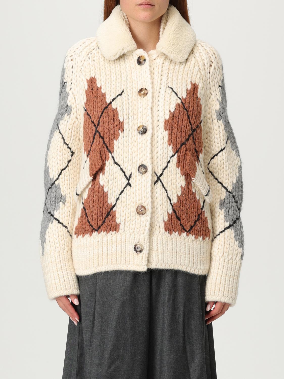 Ermanno Scervino Sweater Woman Color Natural In Multi