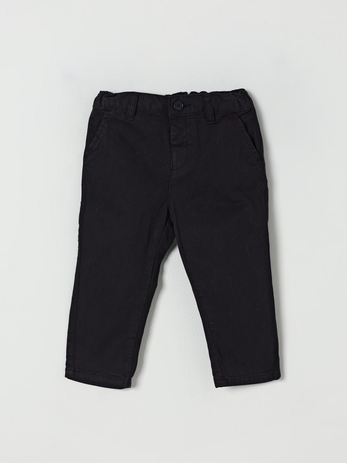 Emporio Armani Pants  Kids Color Navy In Black