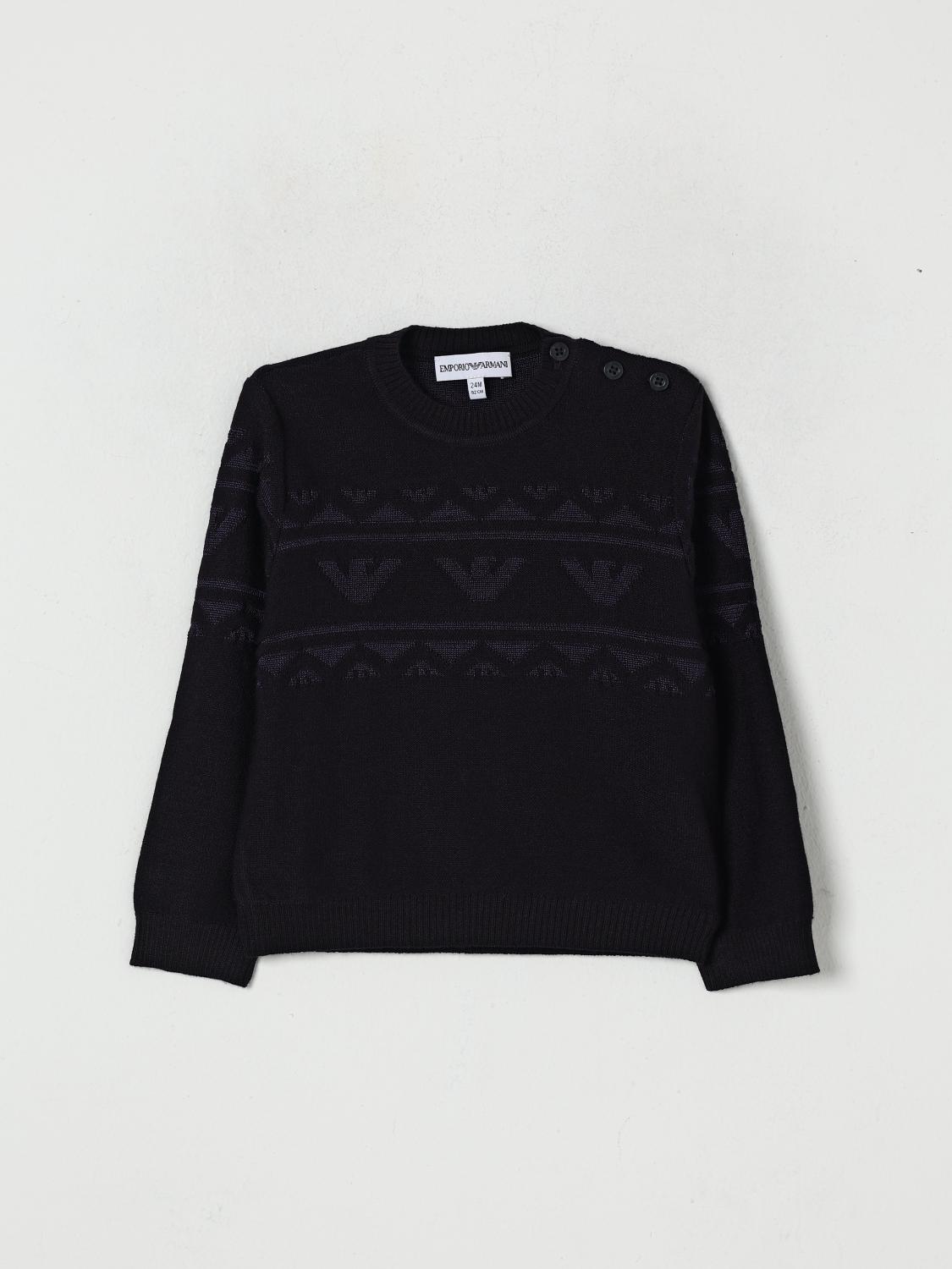 Emporio Armani Unisex Kleinkind Navy Sweater Kids Color