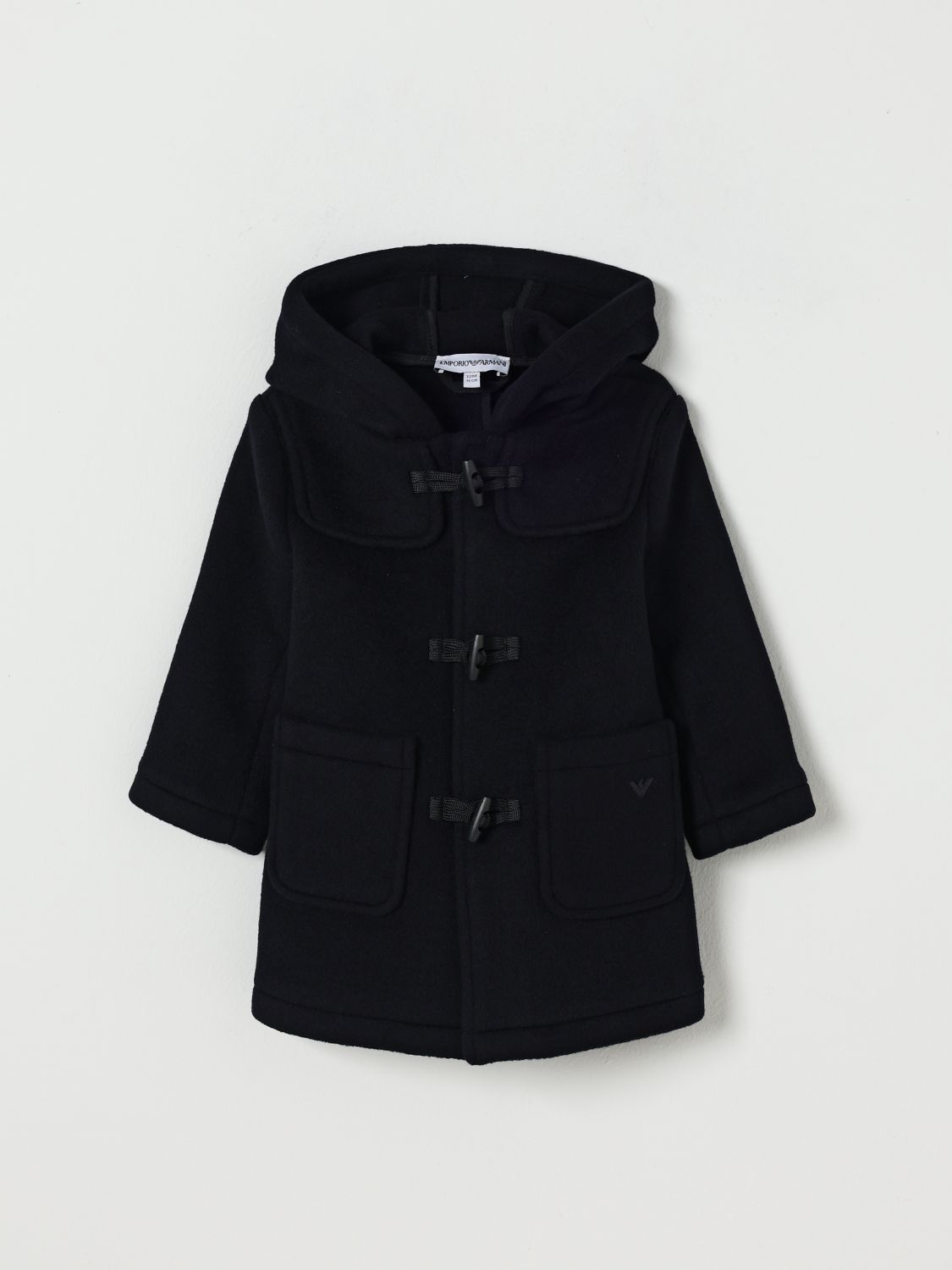 Emporio Armani Babies' Coats  Kids Color Navy In Animal Print