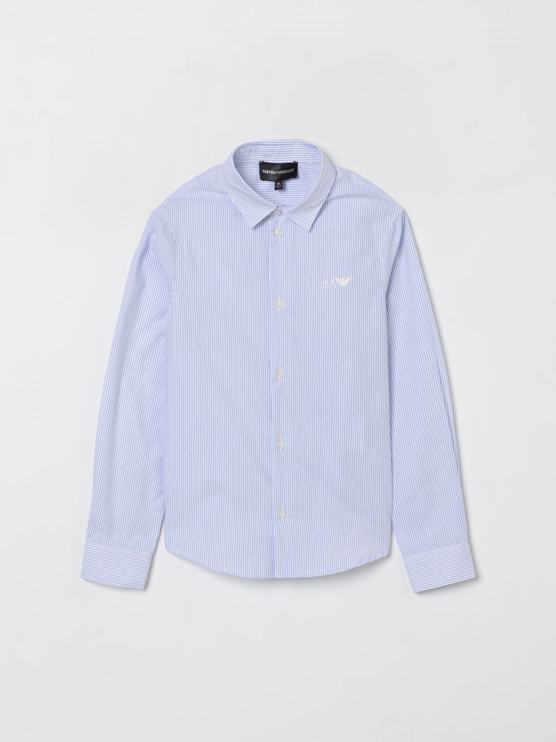 Emporio Armani Αγόρια Gnawed Blue Shirt Kids Color