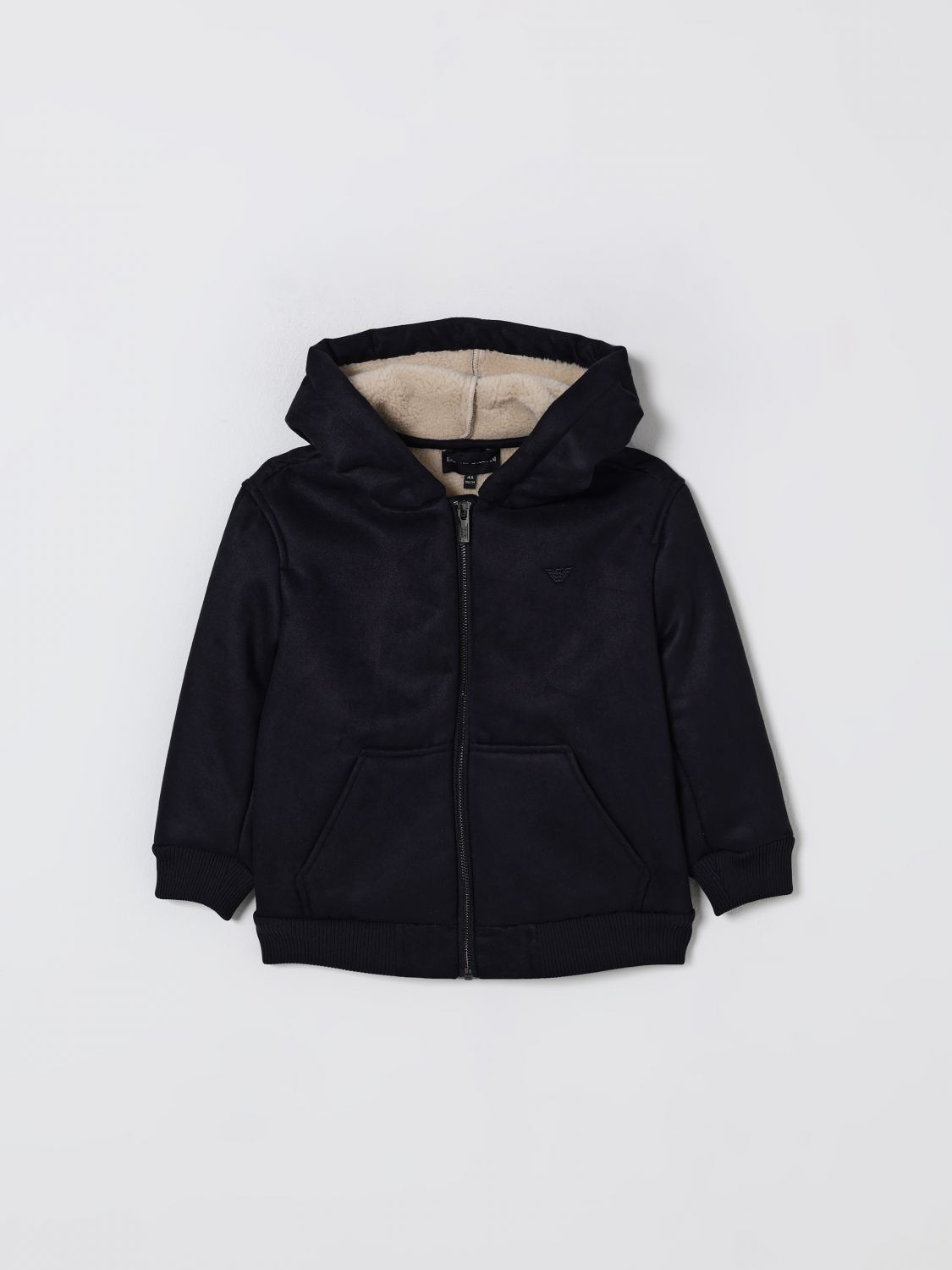 Emporio Armani Sweater Kids Color Navy In Blue