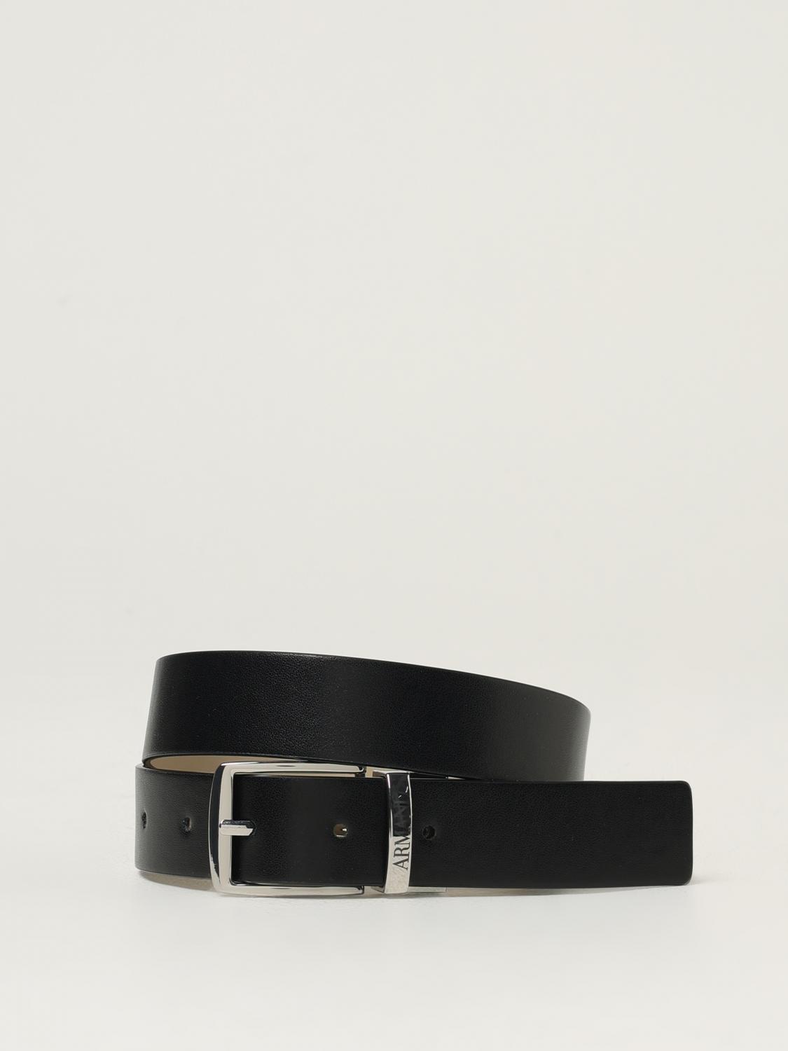 Emporio Armani Belt Kids  In Black