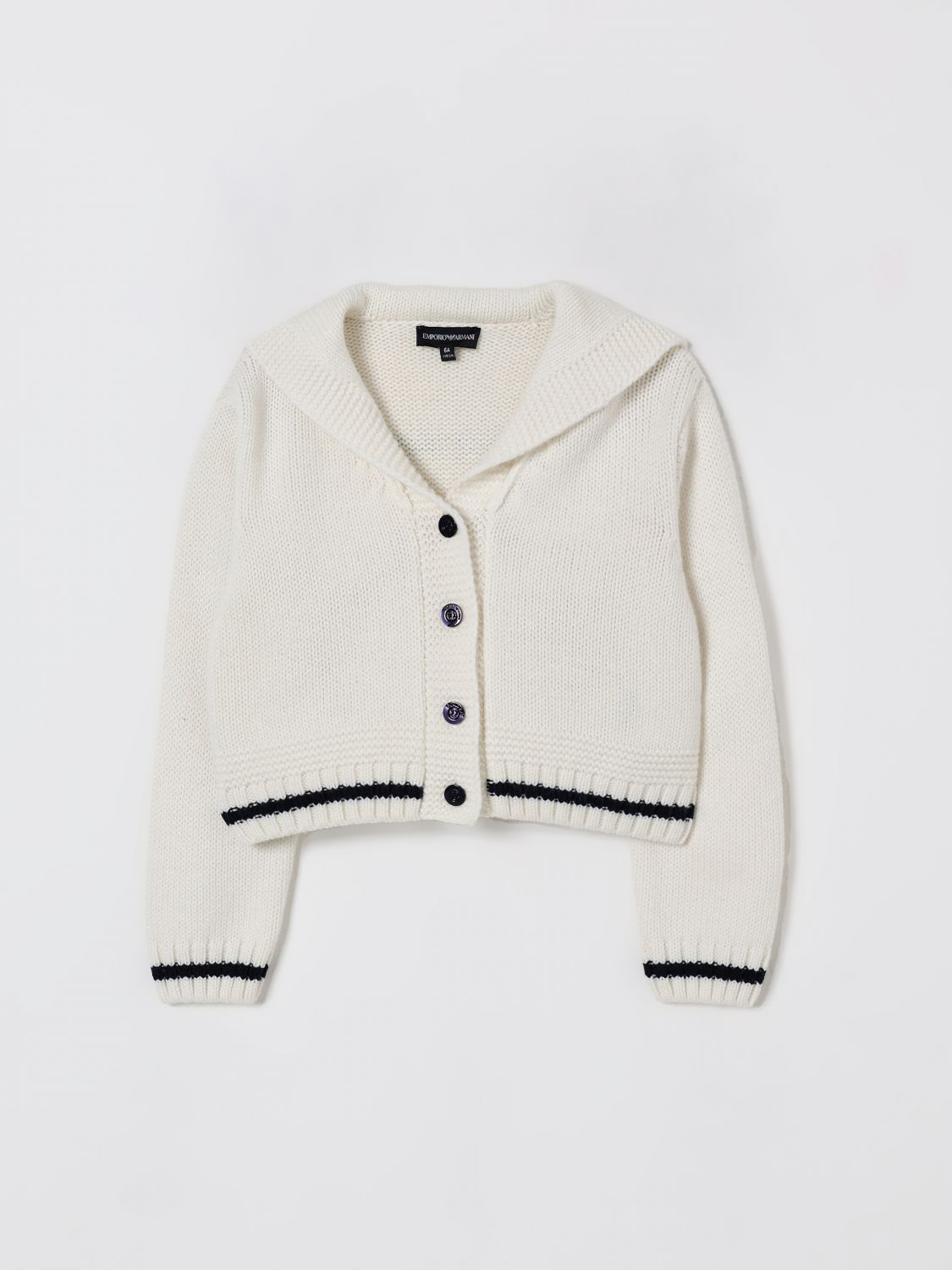 Emporio Armani Sweater  Kids Color White In White