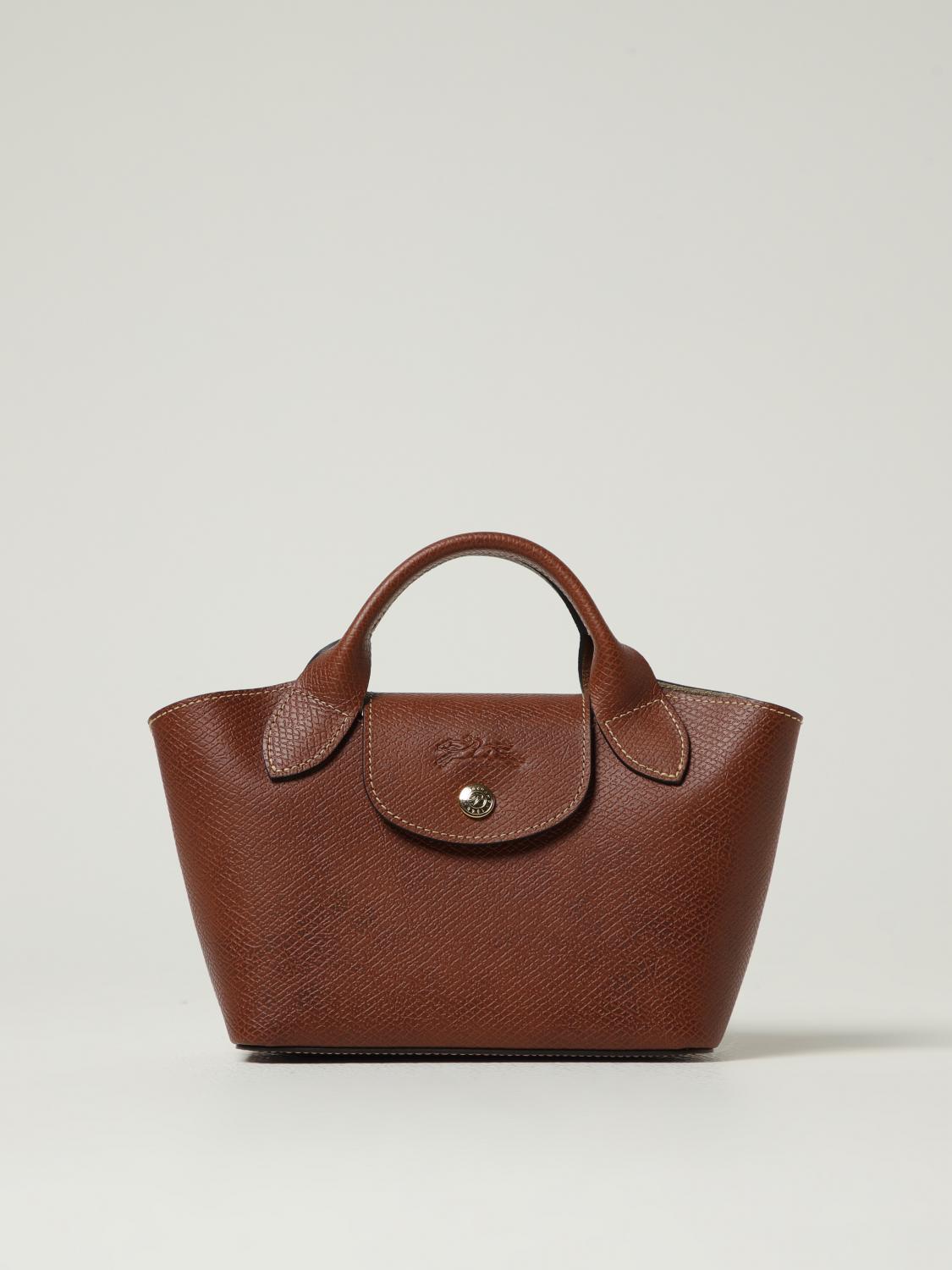LONGCHAMP Borsa Shopping Bag XS Épure in pelle a grana