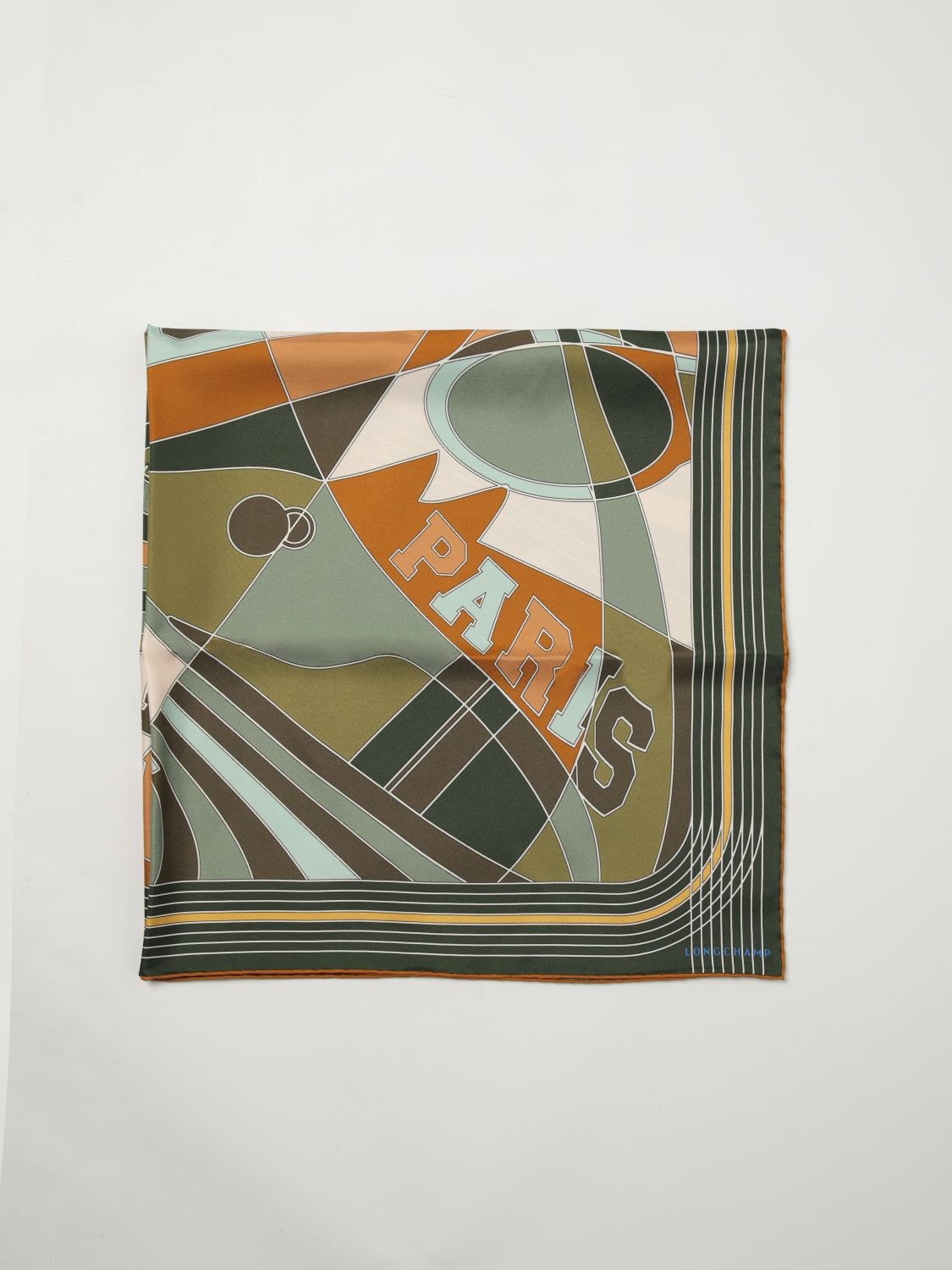 Longchamp Neck Scarf Woman  In Green