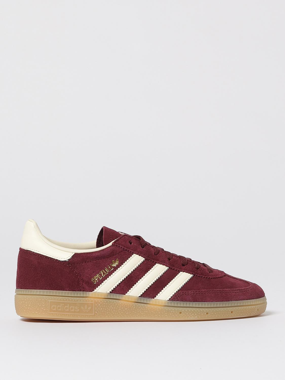 Adidas Originals Maroon Handball Spezial Womans Sneakers In Brown