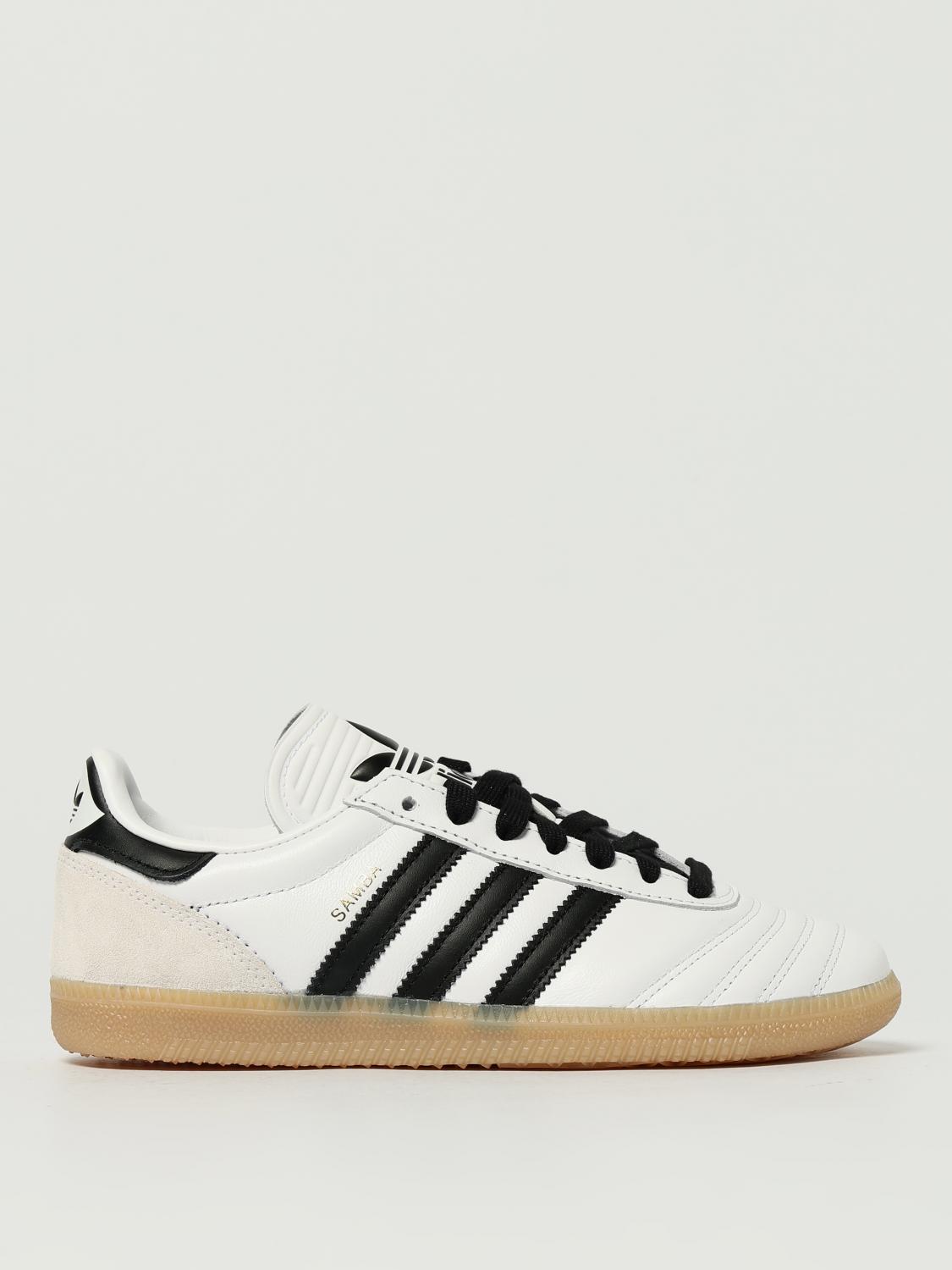 Adidas Originals Adidas Womens White Night Indigo Gum Samba Og Logo-print Leather Low-top Trainers In White