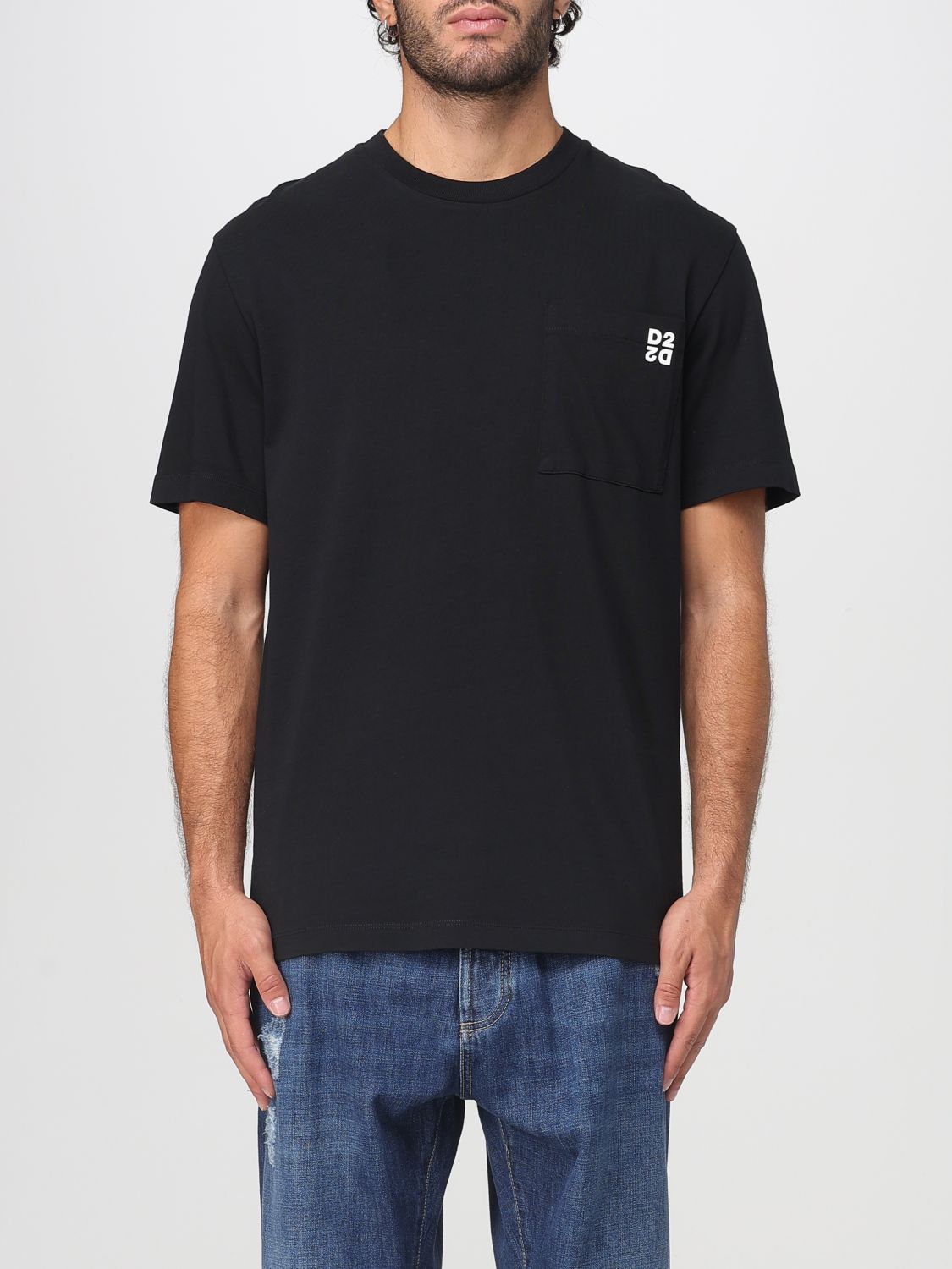 Dsquared2 T-shirt Men Color Black In Black