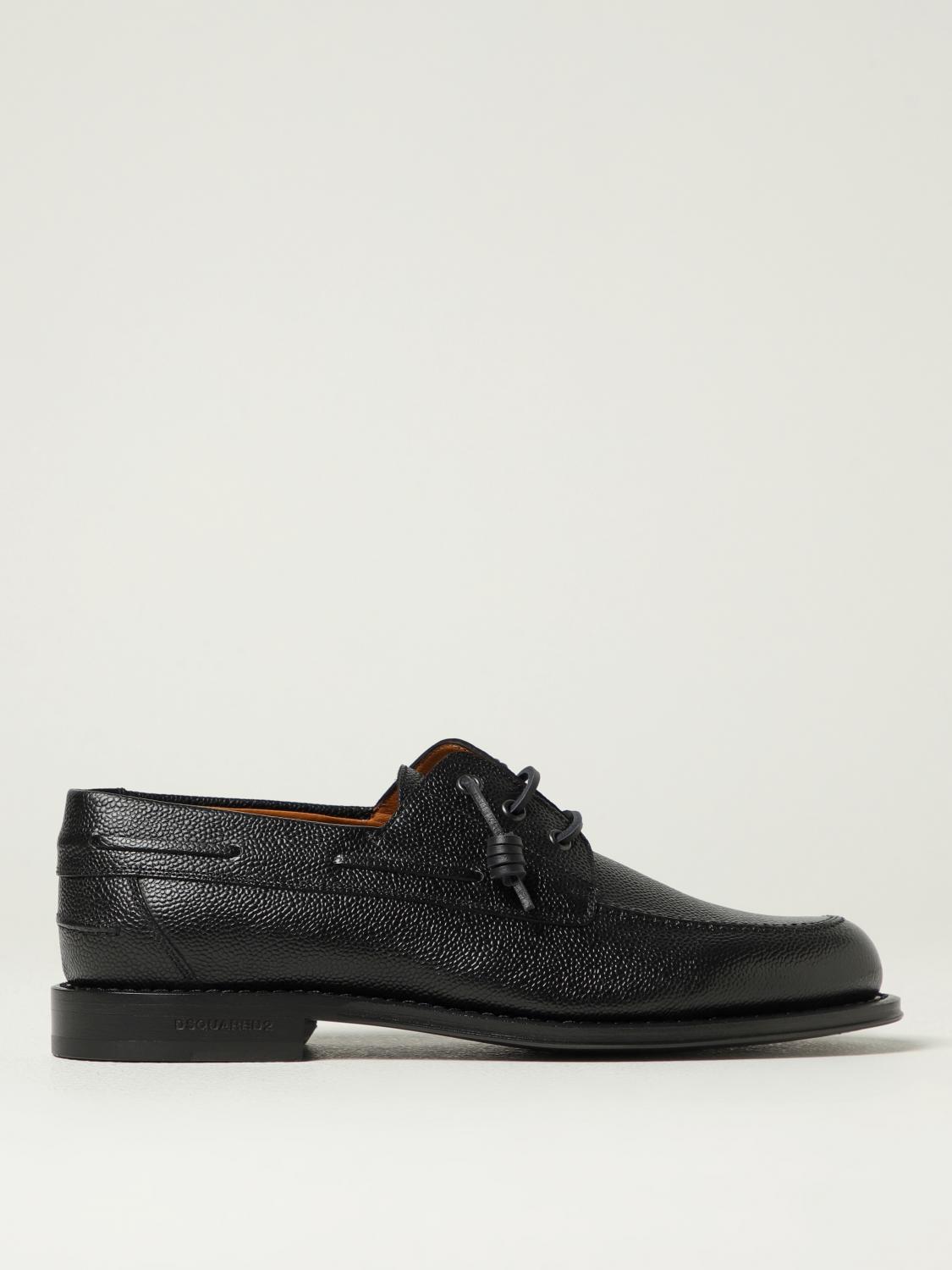 Loafers DSQUARED2 Men color Leather