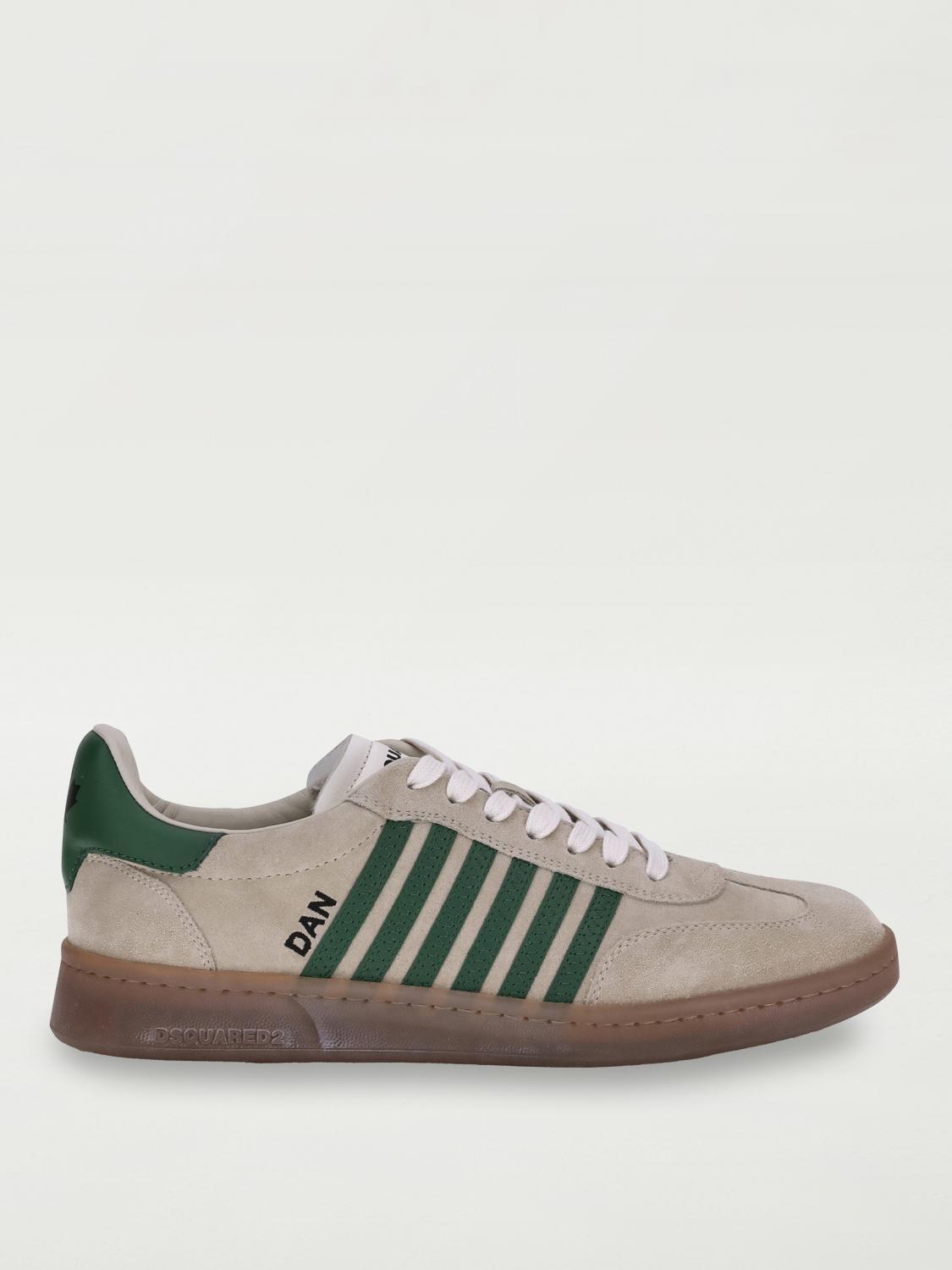 Dsquared2 Boxer Sneakers In Sand