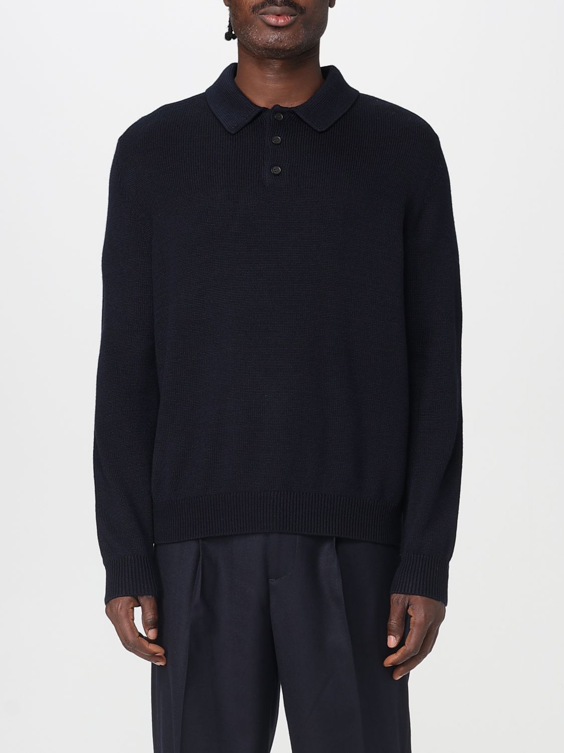 Armani Exchange Polo Shirt  Men Color Navy In Blue