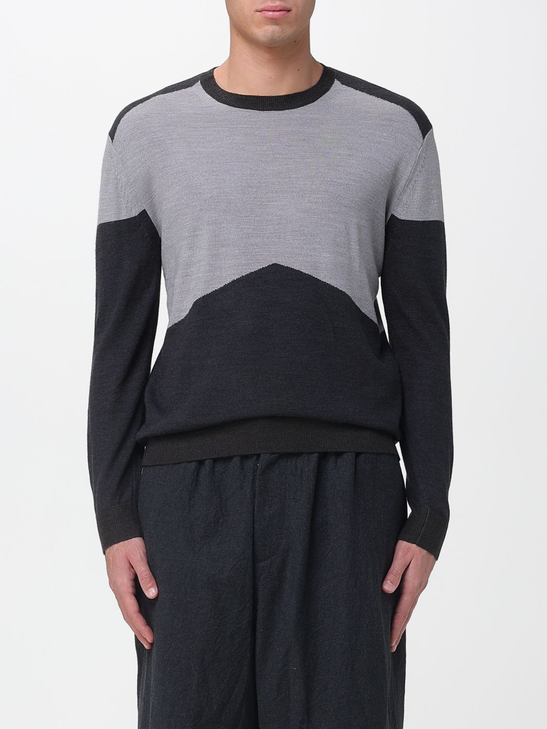Armani Exchange Sweater  Men Color Charcoal In Gray
