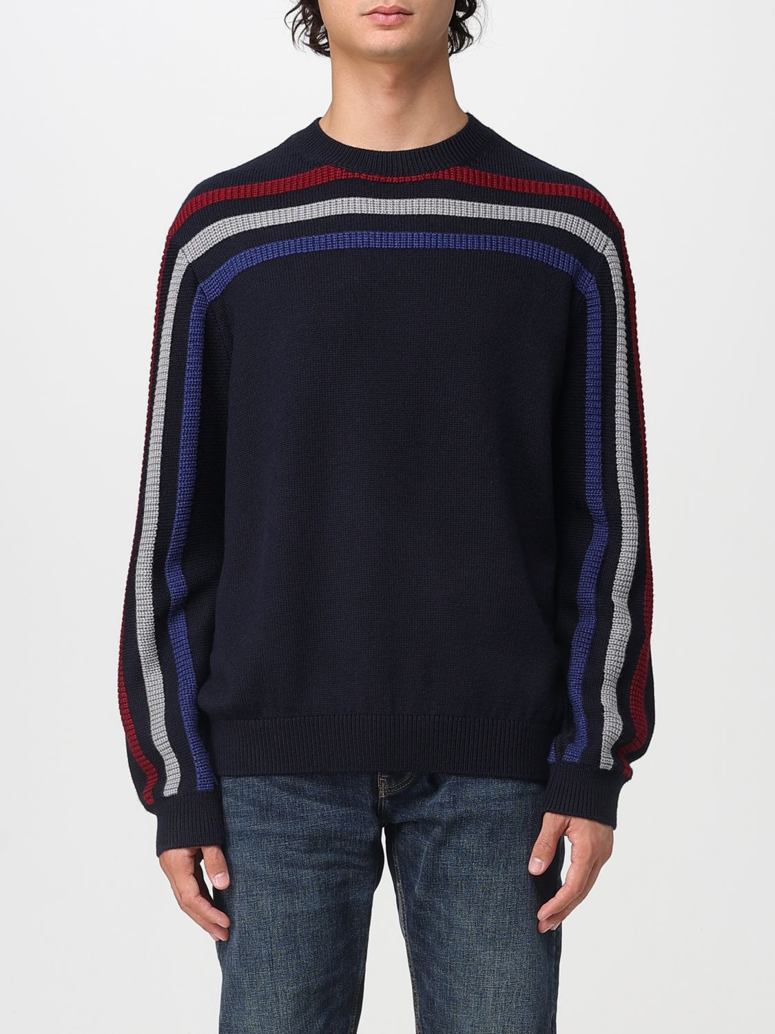 Armani Exchange Sweater  Men Color Navy In Multi