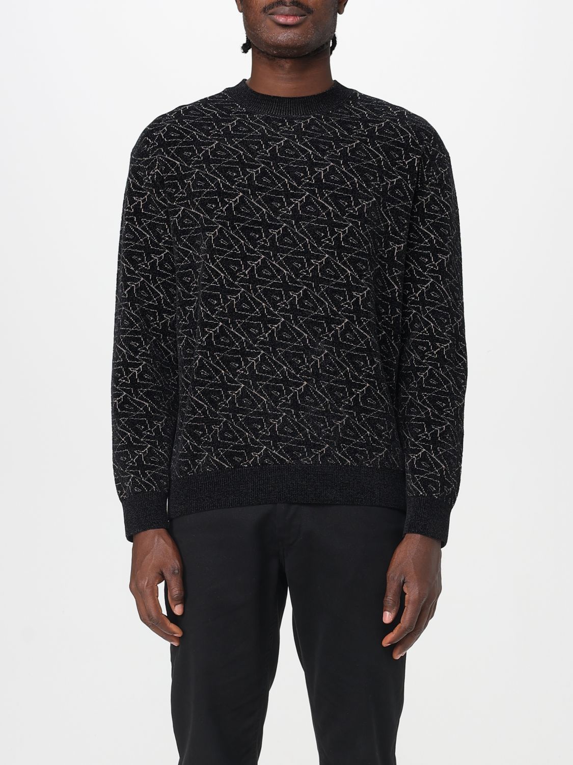 Armani Exchange Sweater  Men Color Black In Black
