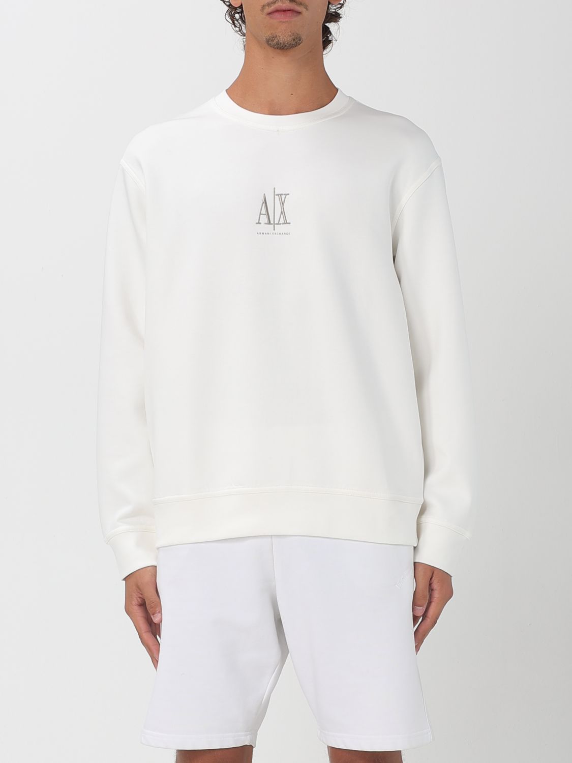 Armani Exchange Sweatshirt  Men Color White In White