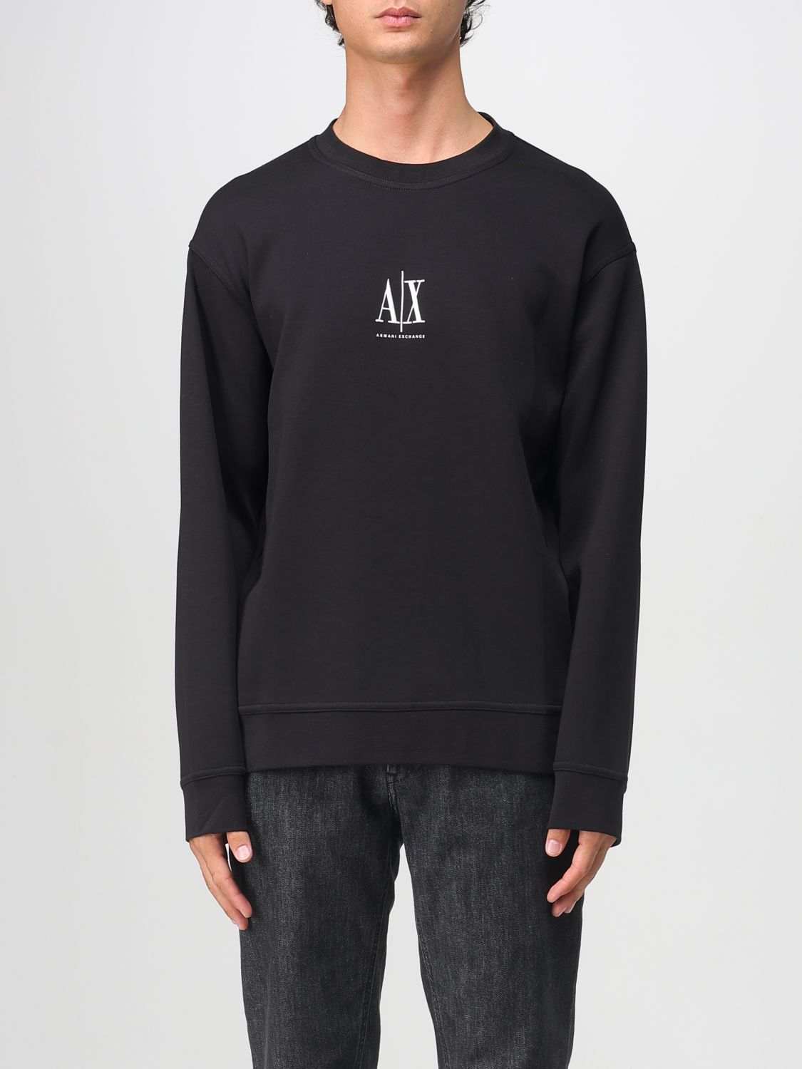 Armani Exchange Sweatshirt  Men Color Black In Black