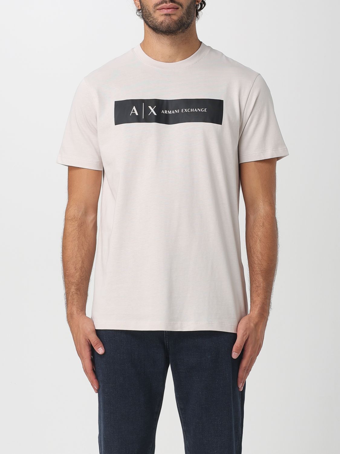 Armani Exchange Regular Fit T-shirts In White