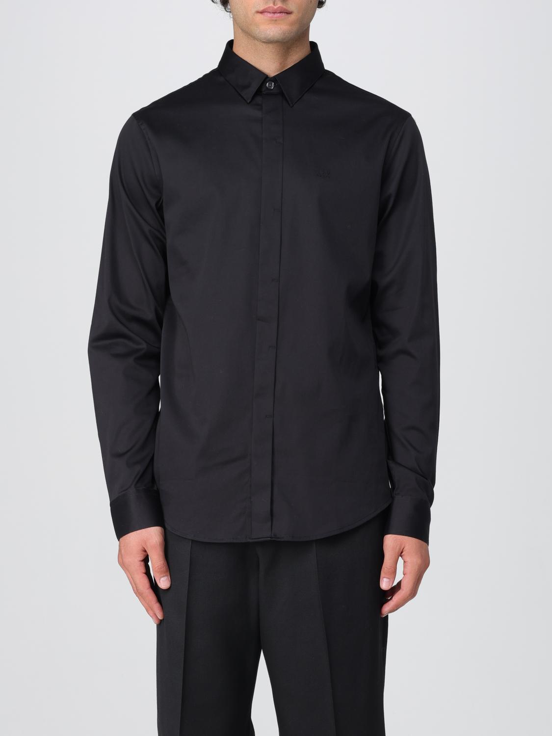 Armani Exchange Shirt  Men Color Black In Black