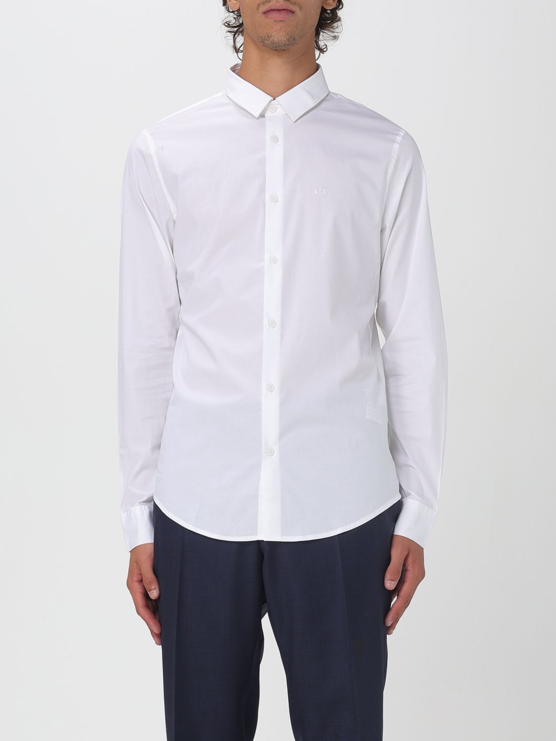 Armani Exchange Shirt Men Color White In White